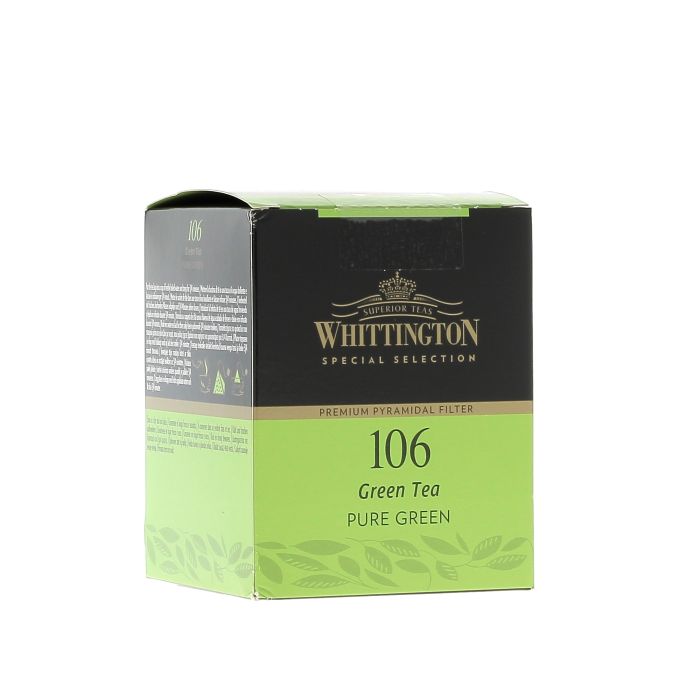 Whittington Thé vert Pure Green - 15 sachets individuels