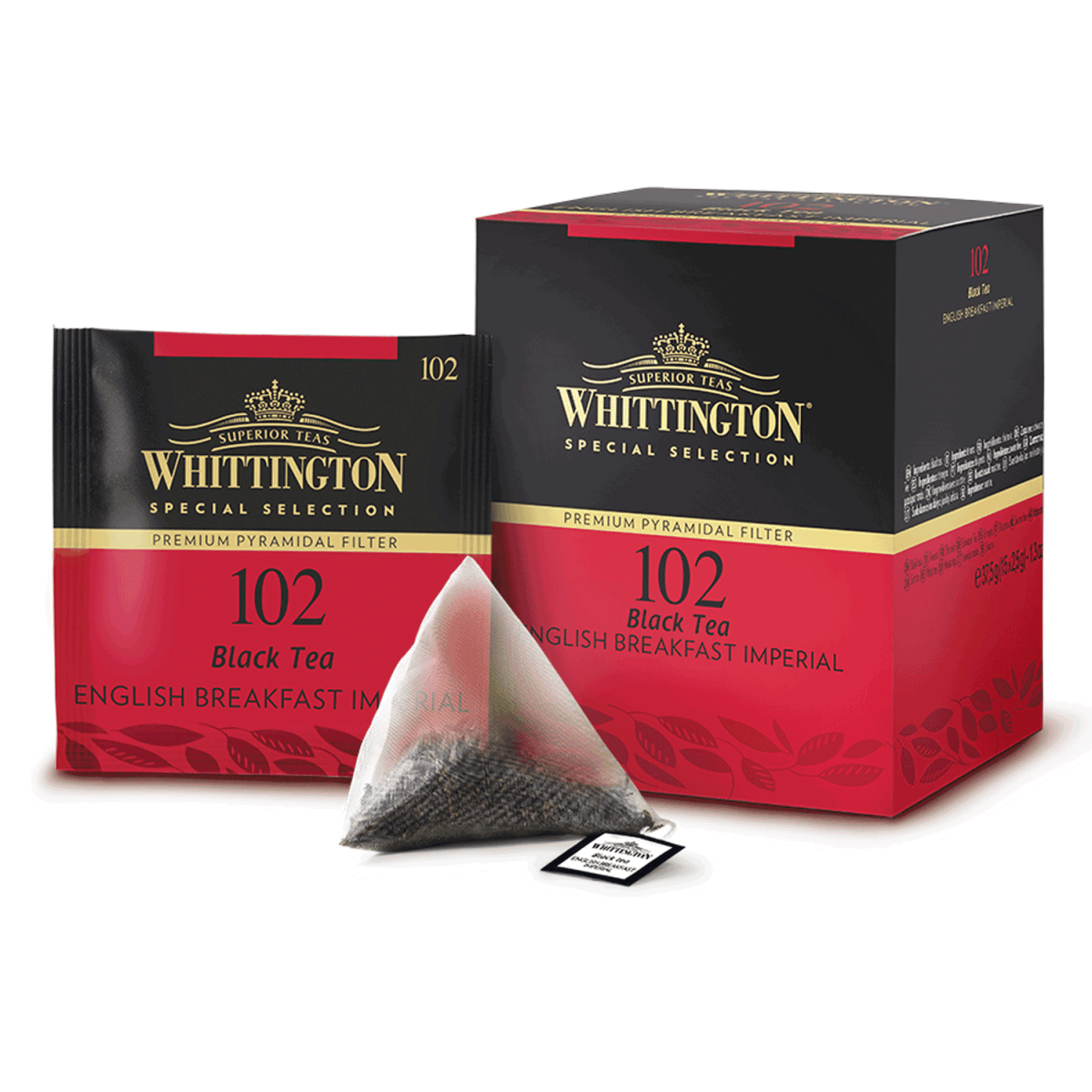 Whittington Thé noir English Breakfast - 15 sachets individuels