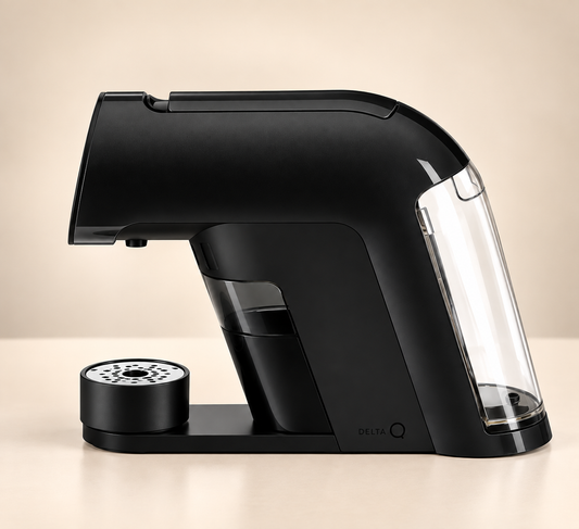 Offre Spéciale : 180 capsules Delta Q + Machine DELTA Q ICONIQ Noire offerte