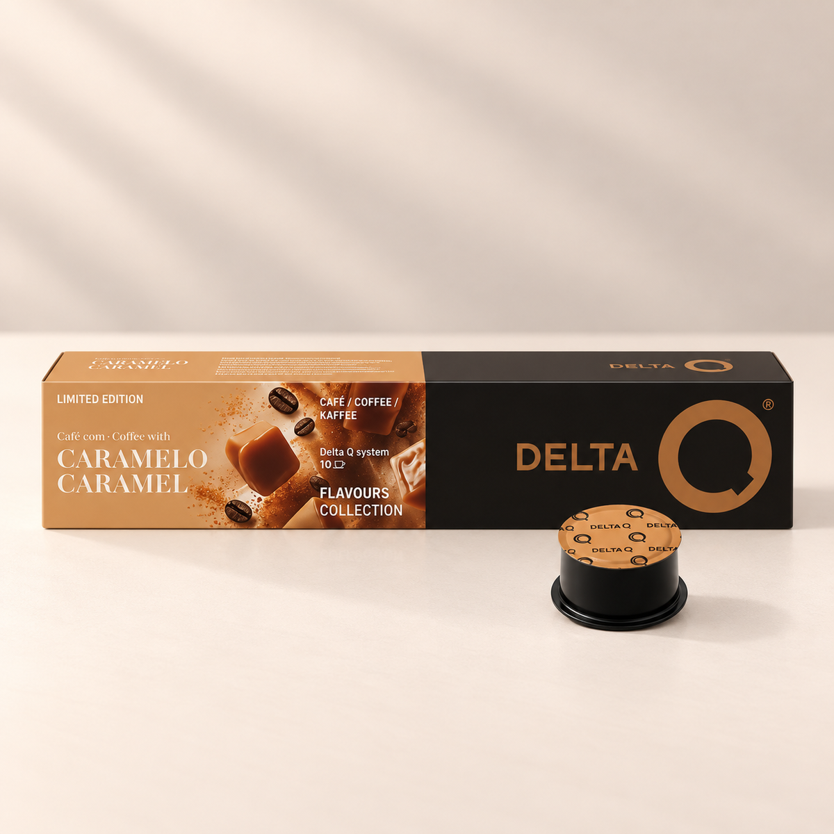 Delta Q Caramelo – 10 cápsulas de café