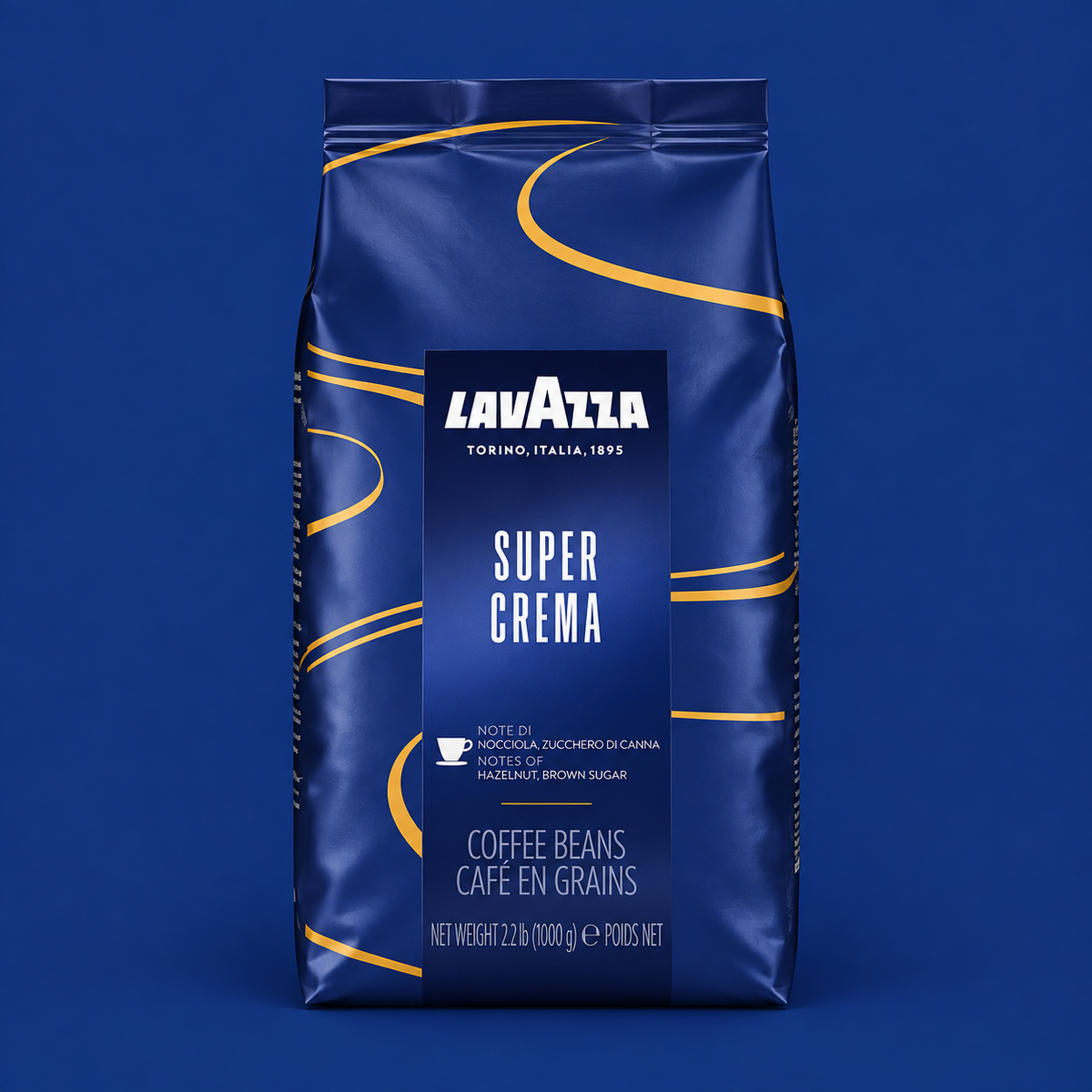 Café em grão Lavazza Super Crema - 1 Kg