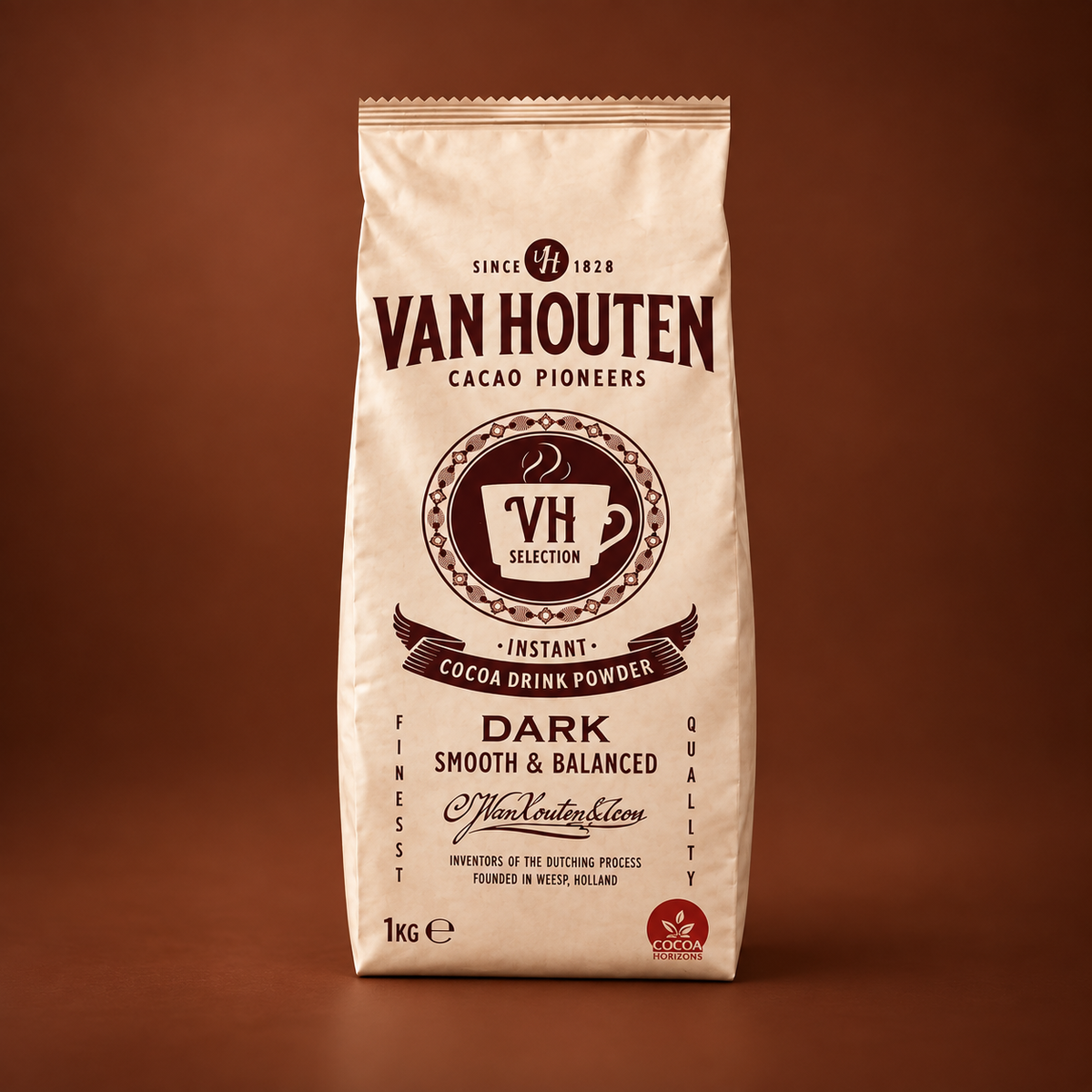Chocolate Van Houten VH Selection - Bebida instantânea de cacau - 1 Kg