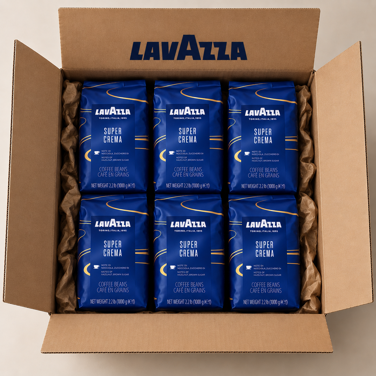 Lavazza Super Crema Whole Bean Coffee - 12 kg