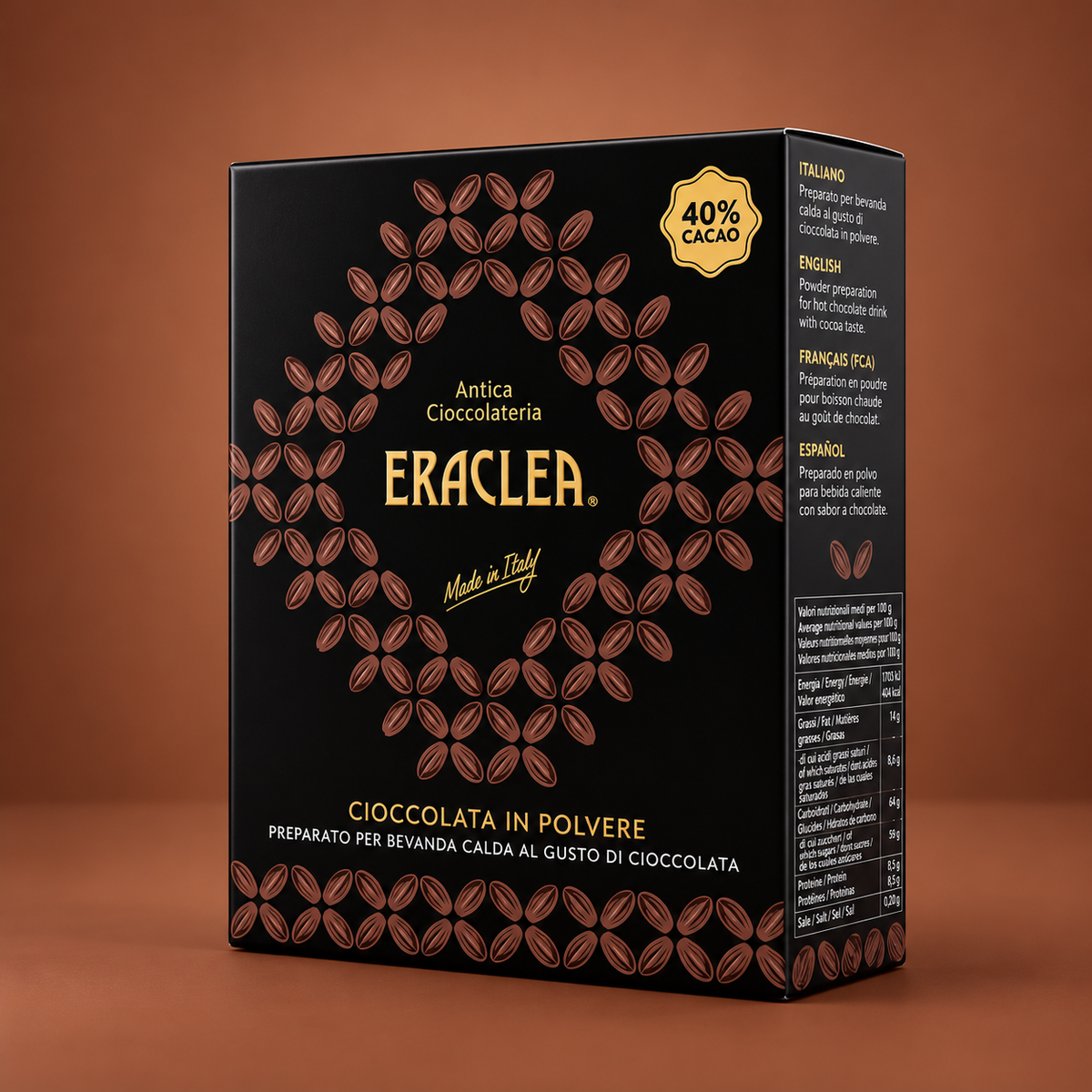Chocolat Chaud Eraclea 40% Cacao - 1 Kg