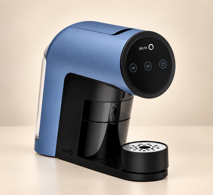 Offre Spéciale : 180 capsules Delta Q + Machine DELTA Q ICONIQ Bleue offerte