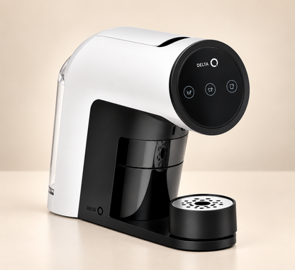 Offre Spéciale : 180 capsules Delta Q + Machine DELTA Q ICONIQ Blanche offerte