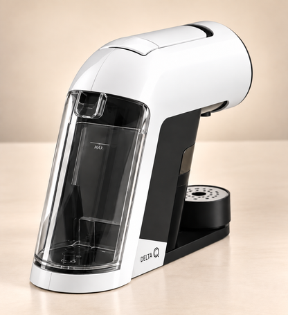 Offre Spéciale : 180 capsules Delta Q + Machine DELTA Q ICONIQ Blanche offerte