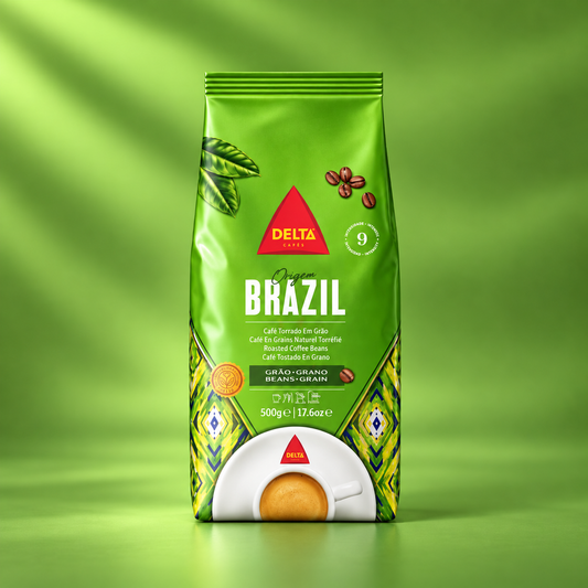 Delta Brazil Whole Bean Coffee - 500 g