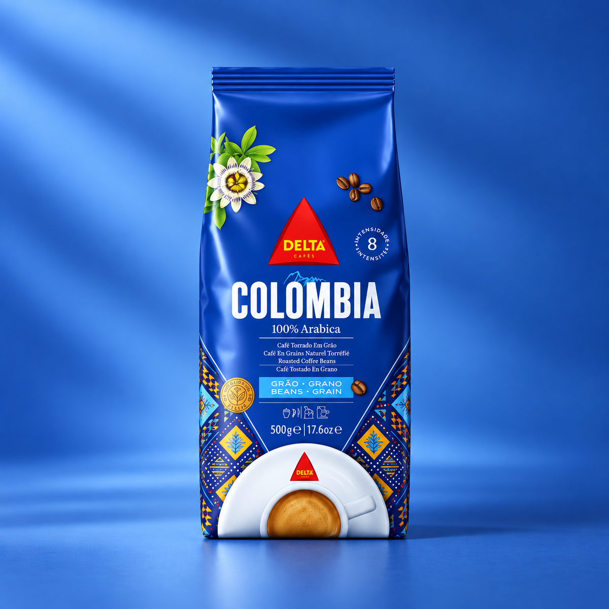 Café em grão Delta Colômbia - 500 g