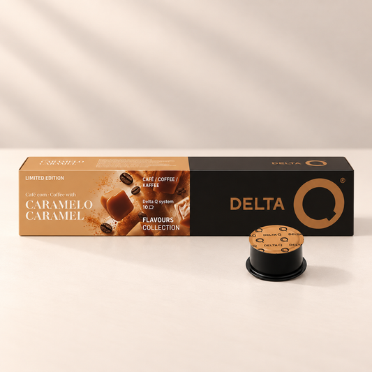 Delta Q Caramel – 10 Coffee Capsules