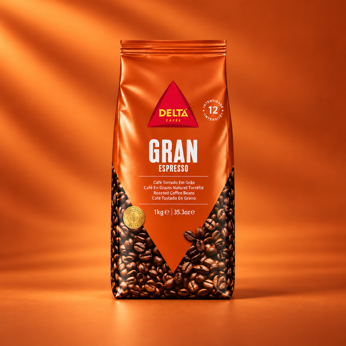 Café em grão Delta Gran Espresso - 1 Kg