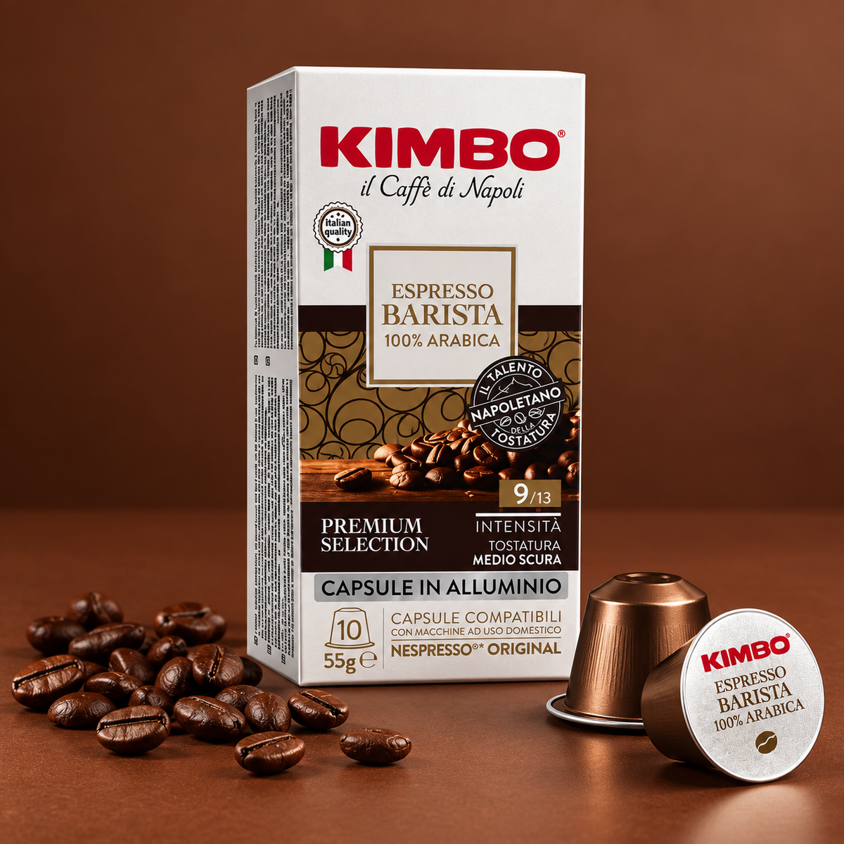 KIMBO Espresso Barista 100% Arabica - 10 capsules Nespresso