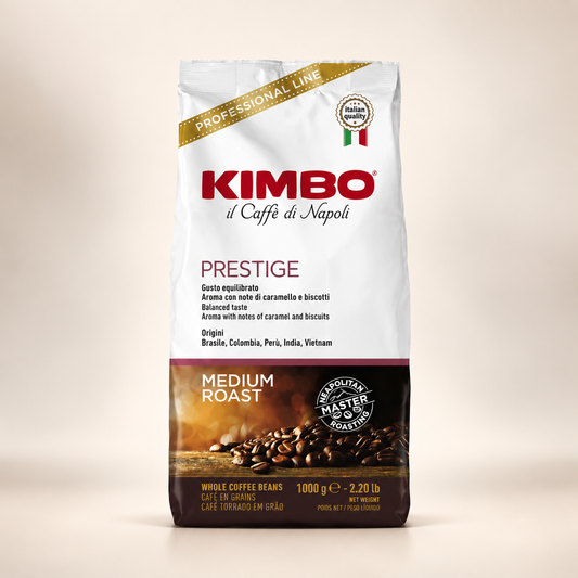 Kimbo Prestige Whole Bean Coffee - 1 kg