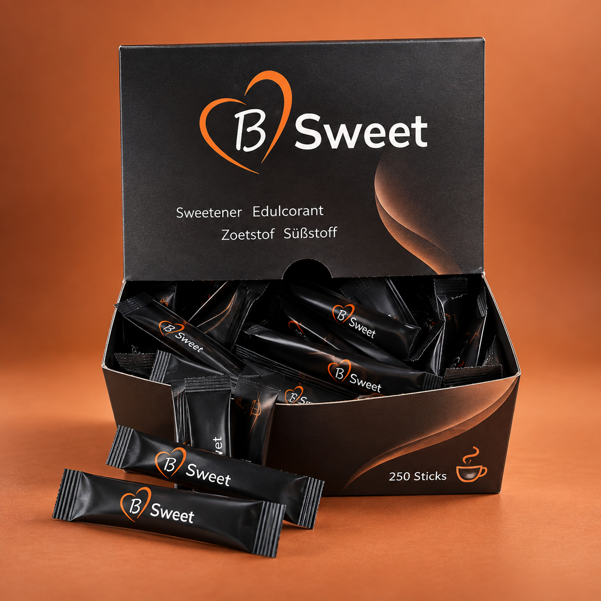 B'SWEET Edulcorante Display 250 Sticks