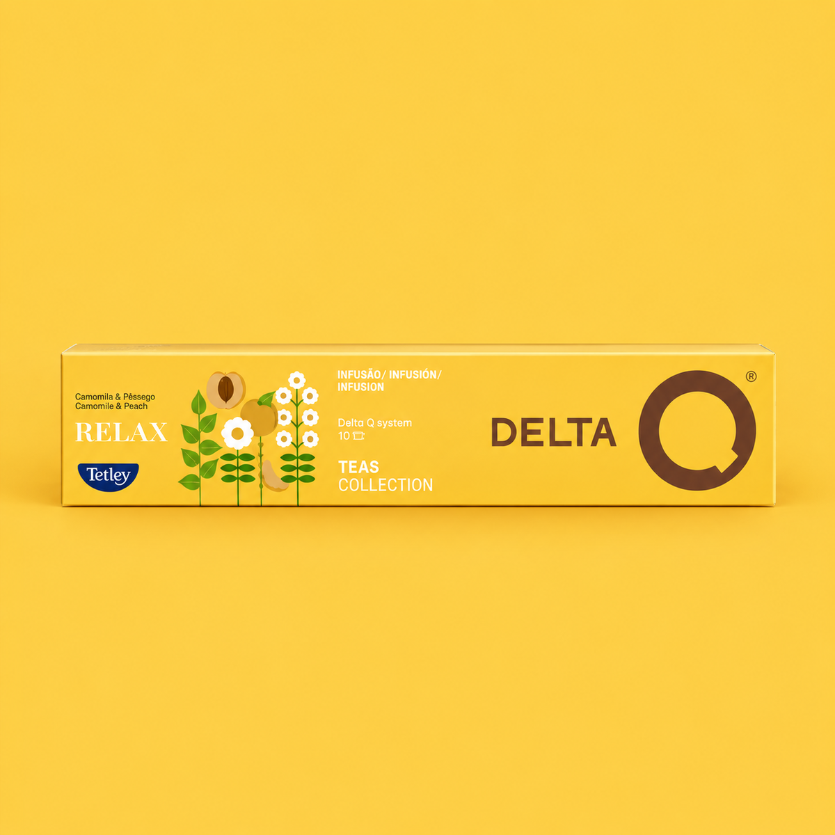 Delta Q Relax – 10 herbal tea capsules