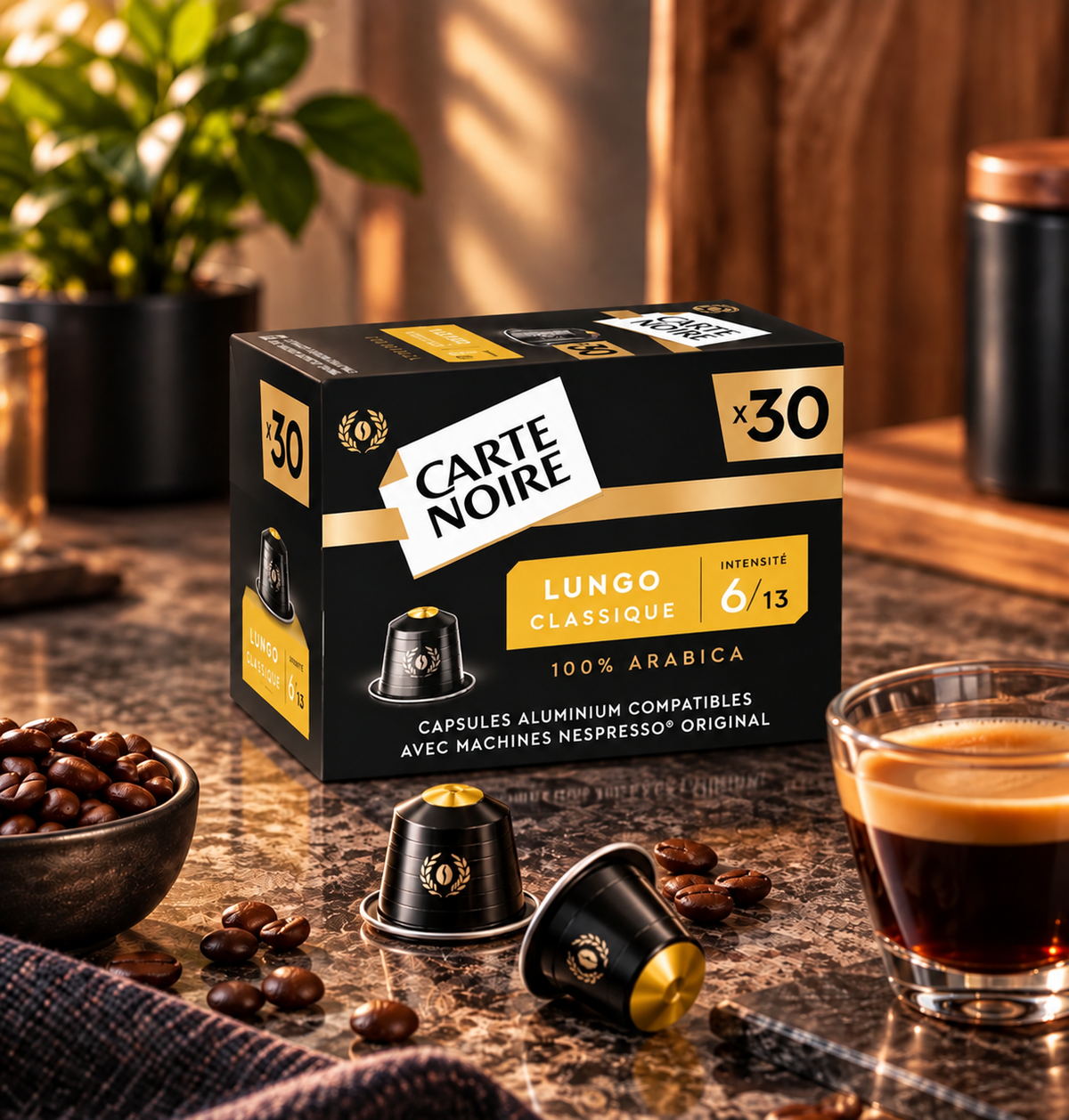 Carte Noire Compatível com Nespresso® – Lungo Clássico x30