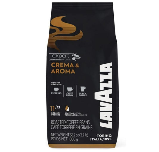 Lavazza Crema & Aroma Expert - Café en grains 1 Kg