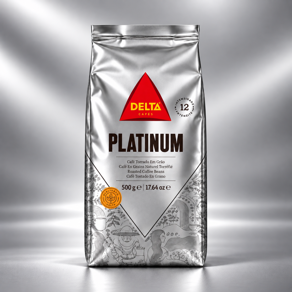 Delta Platinium Whole Bean Coffee - 500g