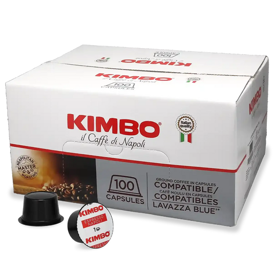 KIMBO Compatibles Lavazza Blue - 100 capsules Espresso Napoli