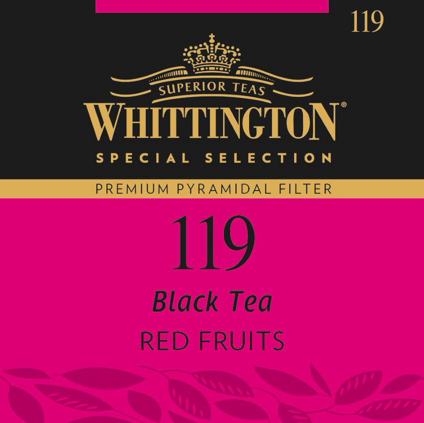 Whittington Thé noir fruits rouges - 15 sachets individuels